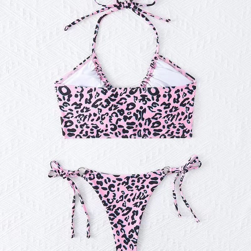 Damen Bikini-Set mit aufregendem Leopardenmuster und verstellbaren Trägern Echo Archiv