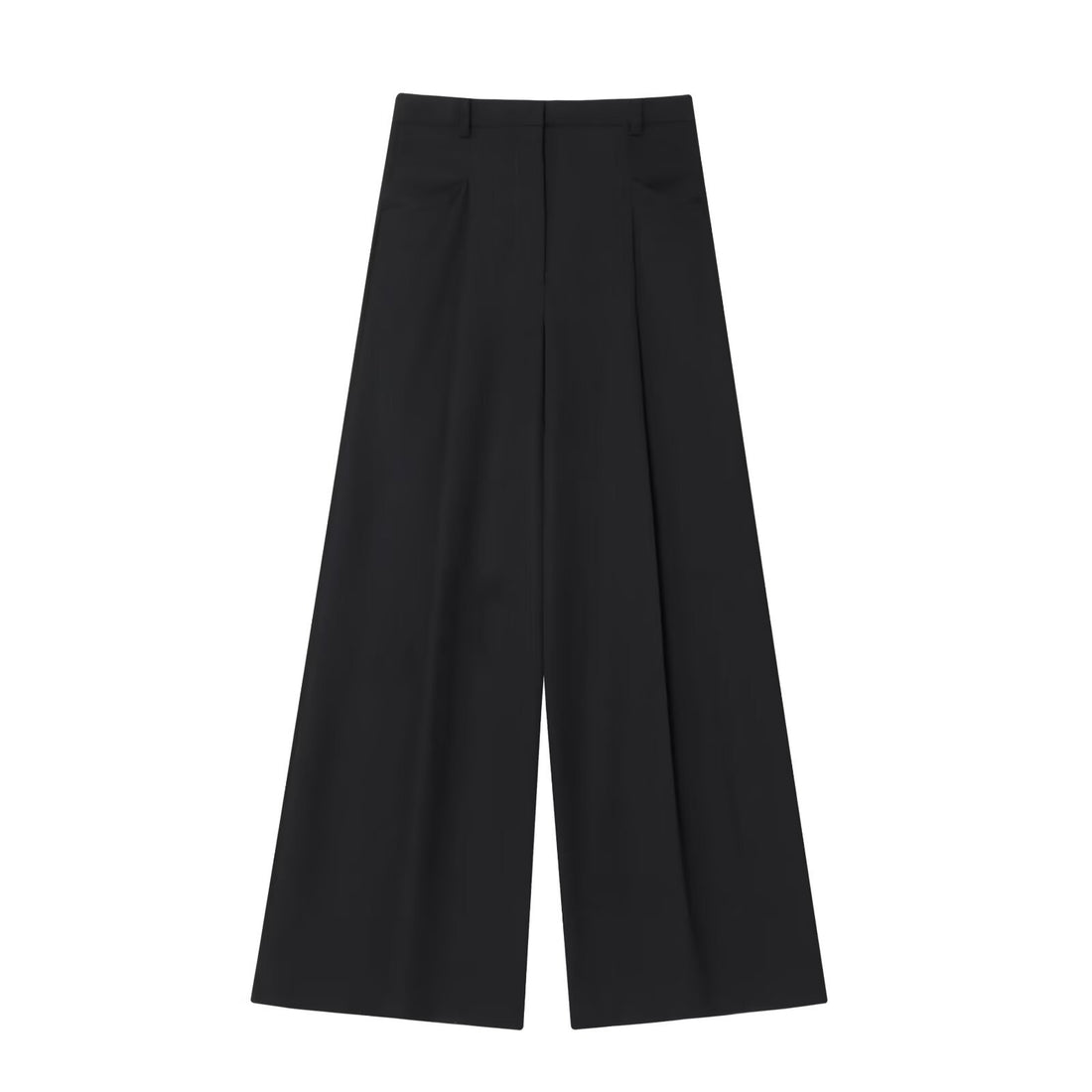 Damen Hochtaillierte Culotte-Hose mit weitem Bein und Bügelfalte Echo Archiv