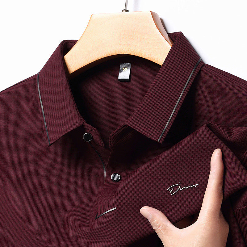 Herren Hochwertiges Langarm Poloshirt mit feuchtigkeitsregulierendem Stoff Echoarchiv