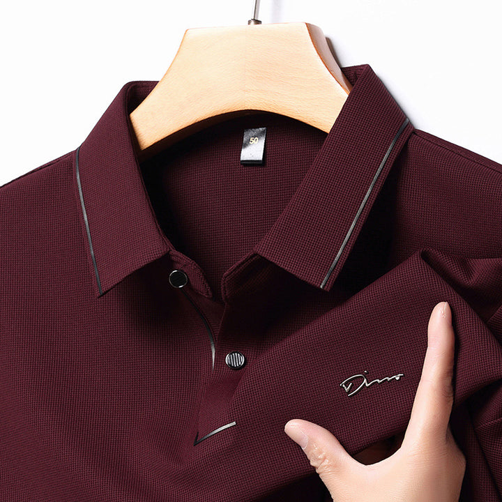 Herren Hochwertiges Langarm Poloshirt mit feuchtigkeitsregulierendem Stoff Echoarchiv