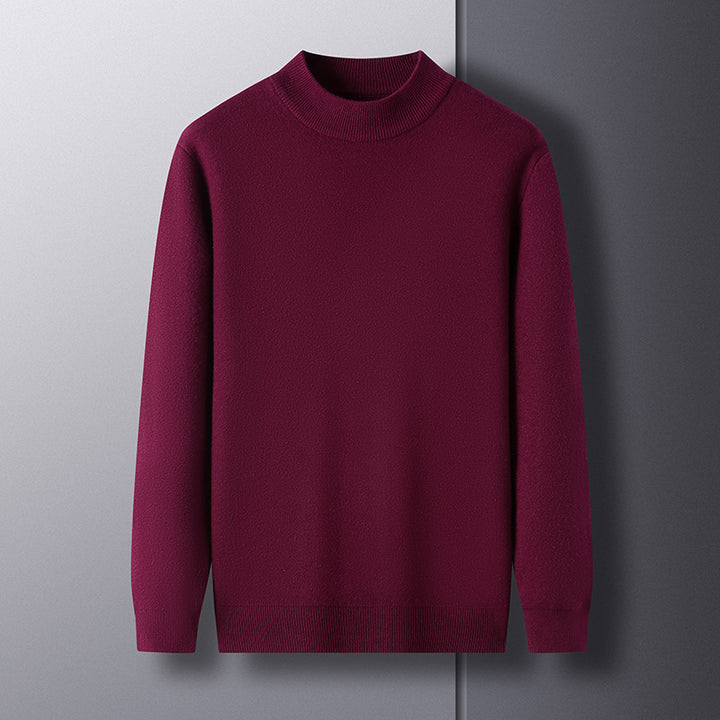 Herren Feiner Rollkragenpullover aus hochwertiger Baumwollmischung Echoarchiv