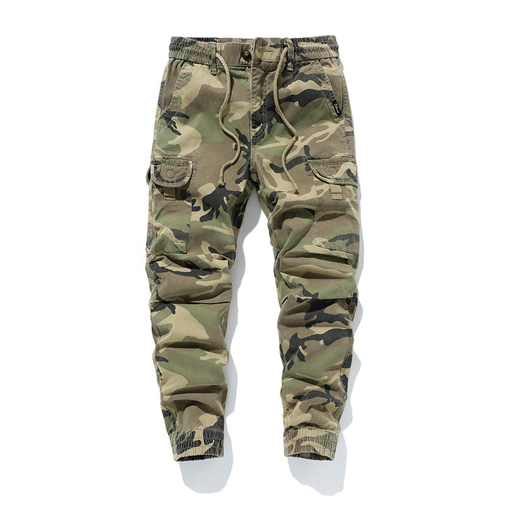 Herren Military-Style Cargo-Jogger aus Baumwollmix mit elastischem Tunnelzugbund und modularen Klappentaschen Echo Archiv
