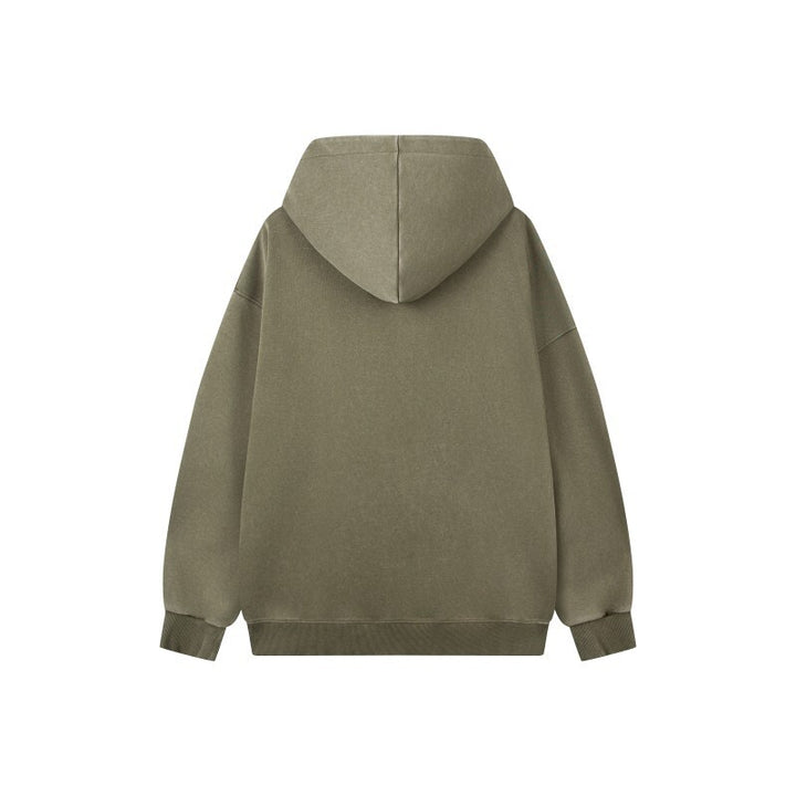 Damen Stilvolle Kapuzenpullover mit halbem Reißverschluss Echo Archiv