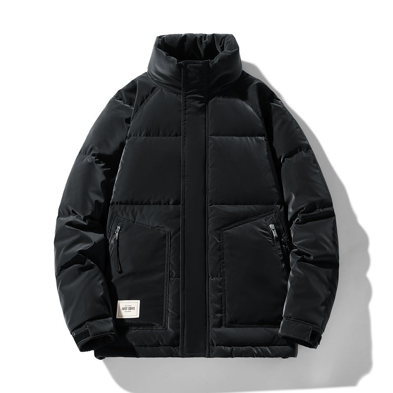 Herren isolierte Pufferjacke mit höherem Kragen Echoarchiv