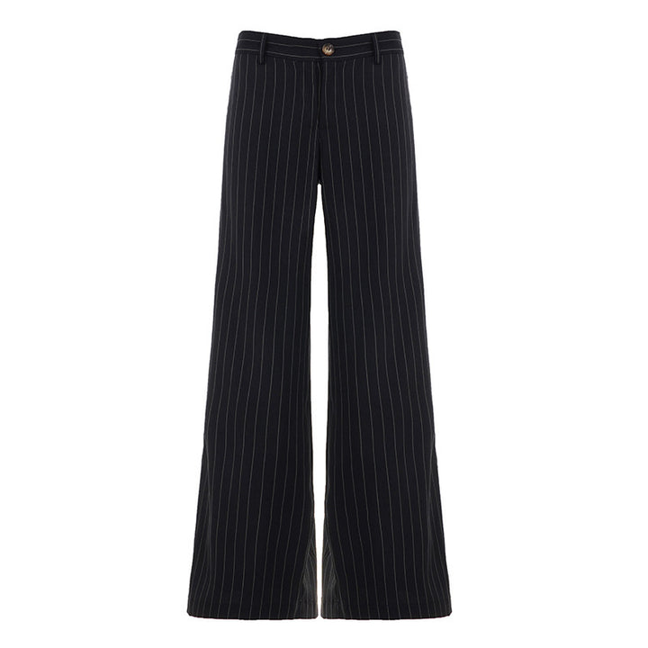 Damen Elegante weite Anzughose mit feinen Streifen Echo Archiv