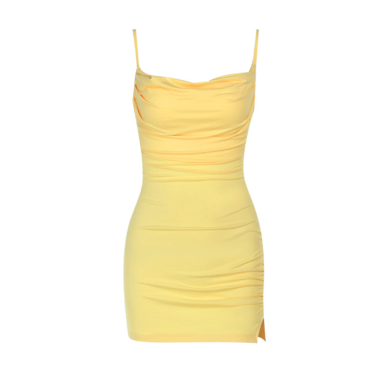 Damen figurbetontes Minikleid mit leichtem Wickel-Design Echo Archiv