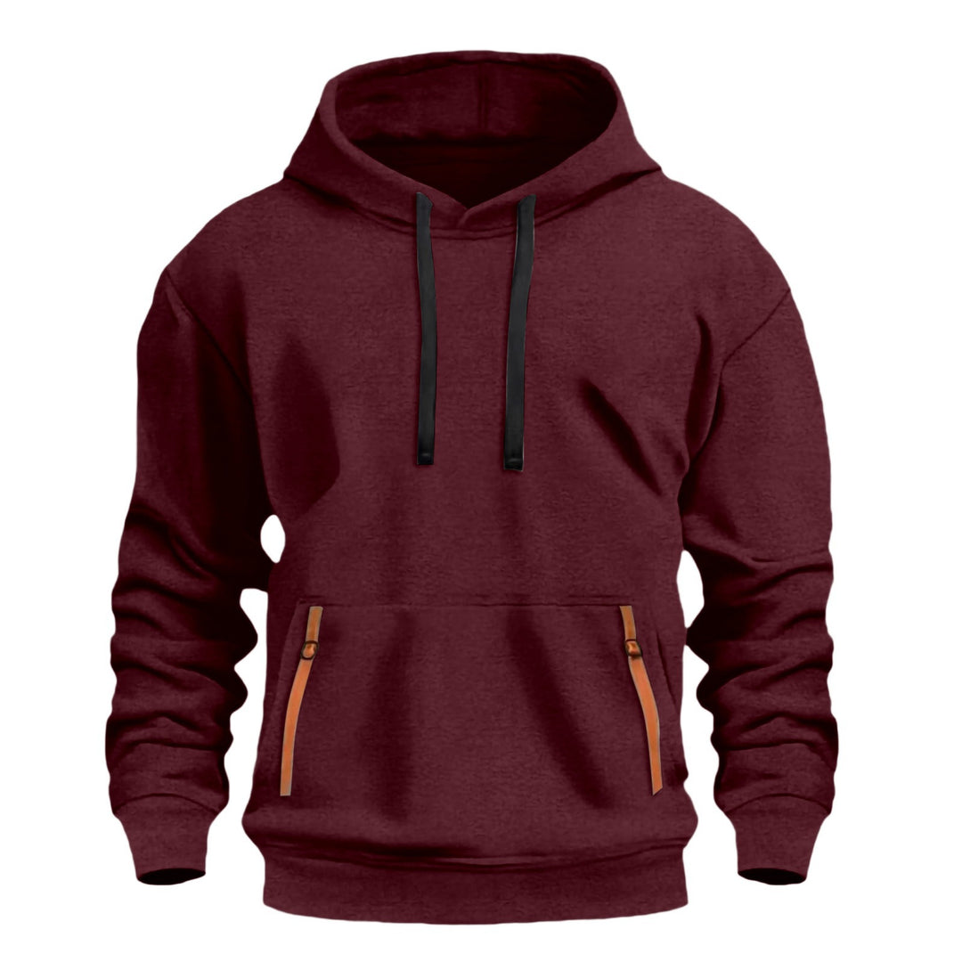 Herren Kapuzenpullover mit modischen Reißverschluss-Taschen Echoarchiv