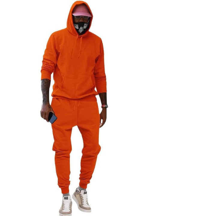Herren lässiger Hoodie und Jogginghose mit hoher Passform Echoarchiv