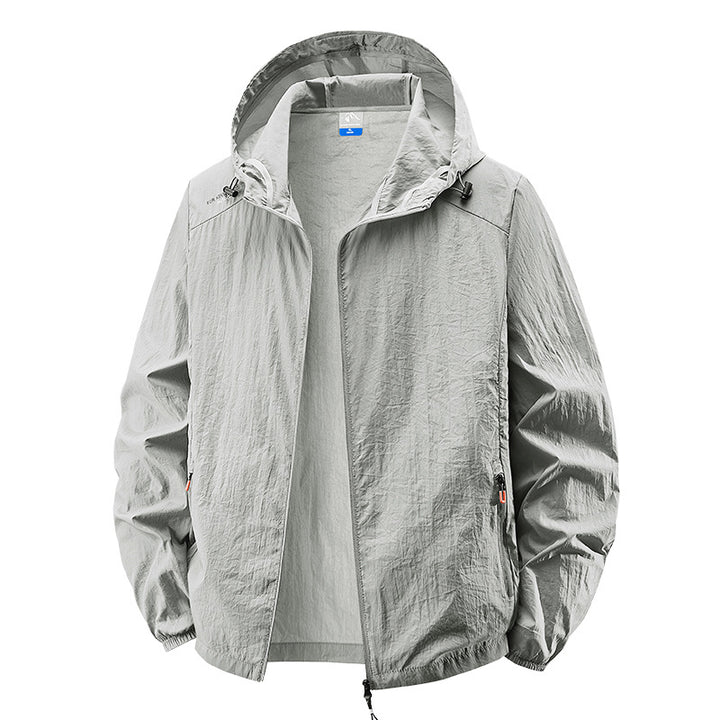 Herren Leichte Outdoorjacke mit verstellbarem Kapuzendesign Echo Archiv