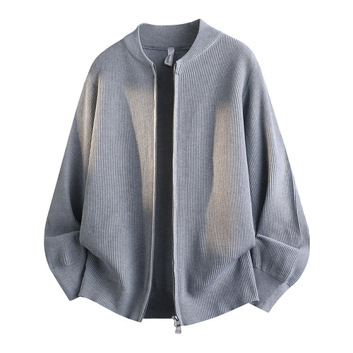 Damen Modische Sweatjacke mit Reißverschluss und Stehkragen – Célinea