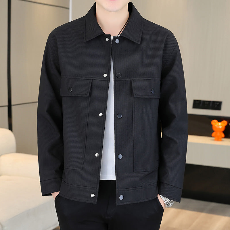 Herren Modische Freizeitjacke mit zwei großen Brusttaschen Echo Archiv