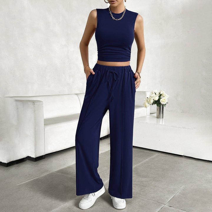 Damen Freizeit-Set mit tailliertem Top und weitem Hose Echo Archiv
