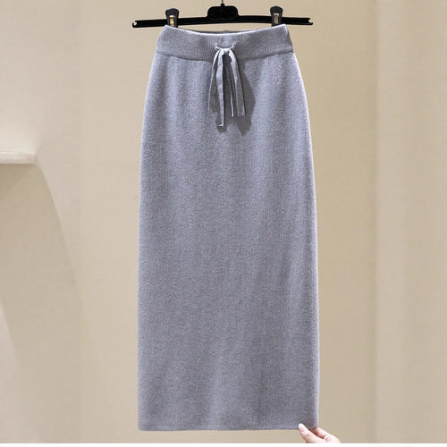Damen Langer, elastischer Maxirock mit Bundtiefe Echo Archiv