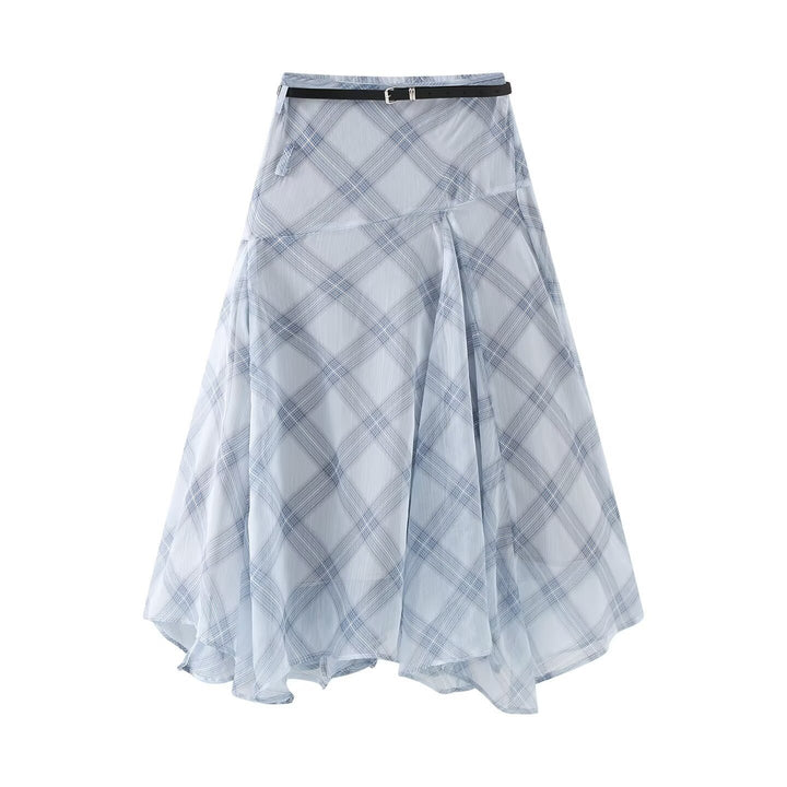 Damen Midikleid mit schwingendem Rock und Gürteldetails Echo Archiv