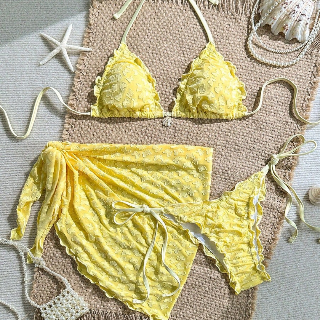 Damen Bikiniset mit Rüschen Echo Archiv