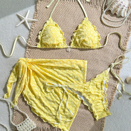 Damen Bikiniset mit Rüschen Echo Archiv