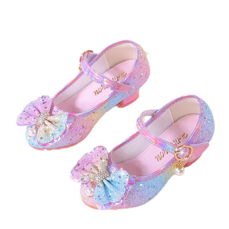 Mädchen Elegante Ballerina-Schuhe mit funkelnden Schleifen und Strass Echo Archiv