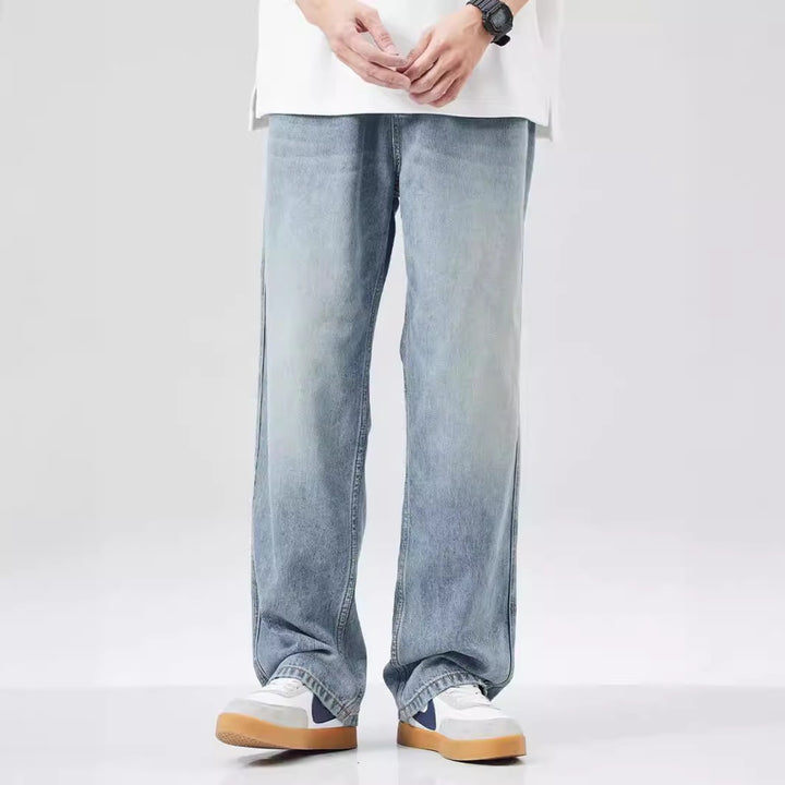 Herren Weitgeschnittene Jeans mit hohem Bund Echo Archiv