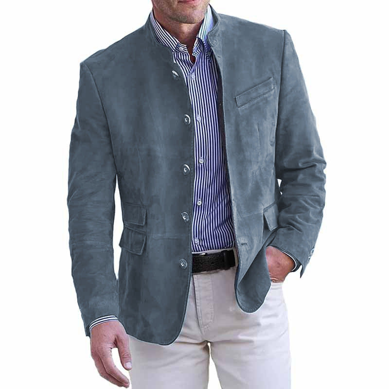 Herren elegante Wildlederjacke Echoarchiv