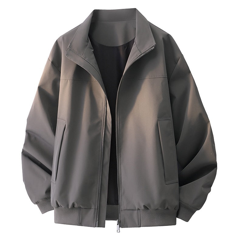 Herren Leichte Übergangsjacke im Blousonstil mit elastischem Saum Echoarchiv