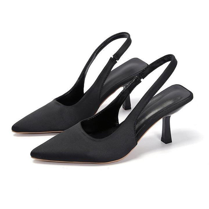 Damen Slingback-Pumps mit spitzer Zehenpartie und schmalem Kitten-Heel – Lioré