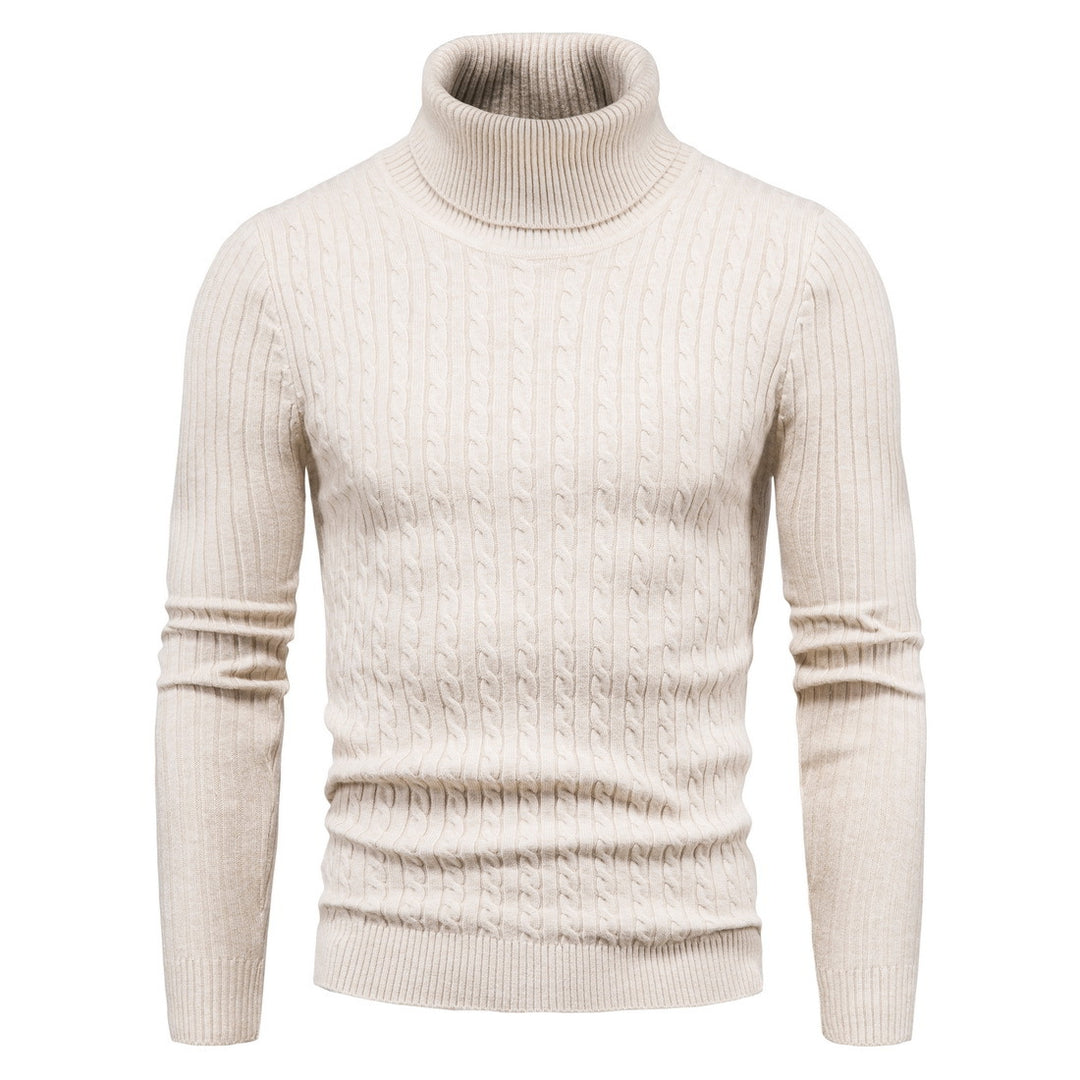 Herren komfortabler Rollkragenpullover Echoarchiv