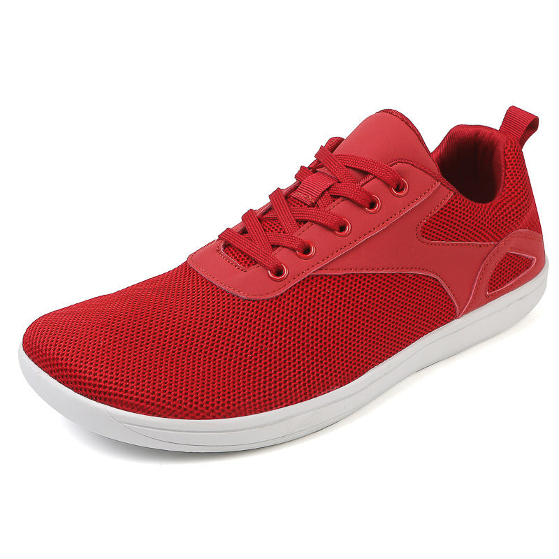 Unisex atmungsaktive Strick-Freizeit-Sneaker mit gepolstertem Fersenkragen und flexibler EVA-Laufsohle – Norré