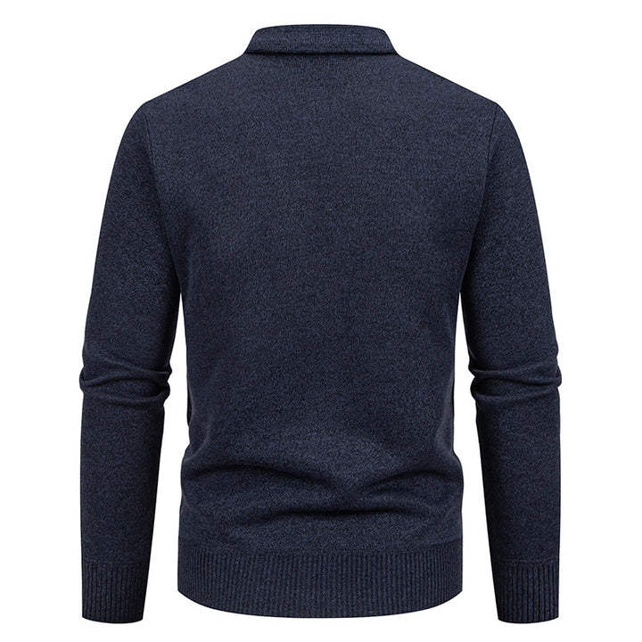 Herren nan feiner Rauten-Strickcardigan mit V-Ausschnitt, Knopfleiste und Eingriffstaschen Echo Archiv