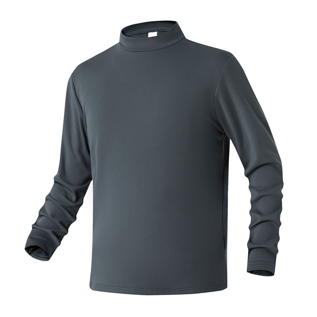 Damen Slim-Fit Langarmshirt mit Stehkragen aus funktionalem Jersey Echo Archiv