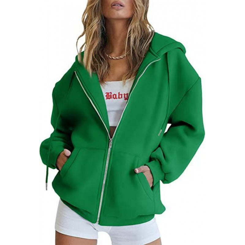 Damen Oversized Kapuzenjacke Echoarchiv
