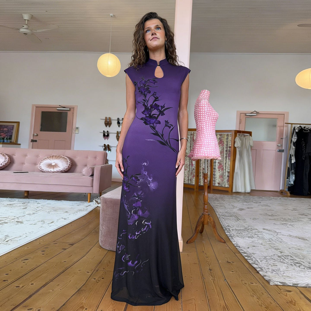 Damen Maxikleid mit elegantem, floralem Design Echo Archiv