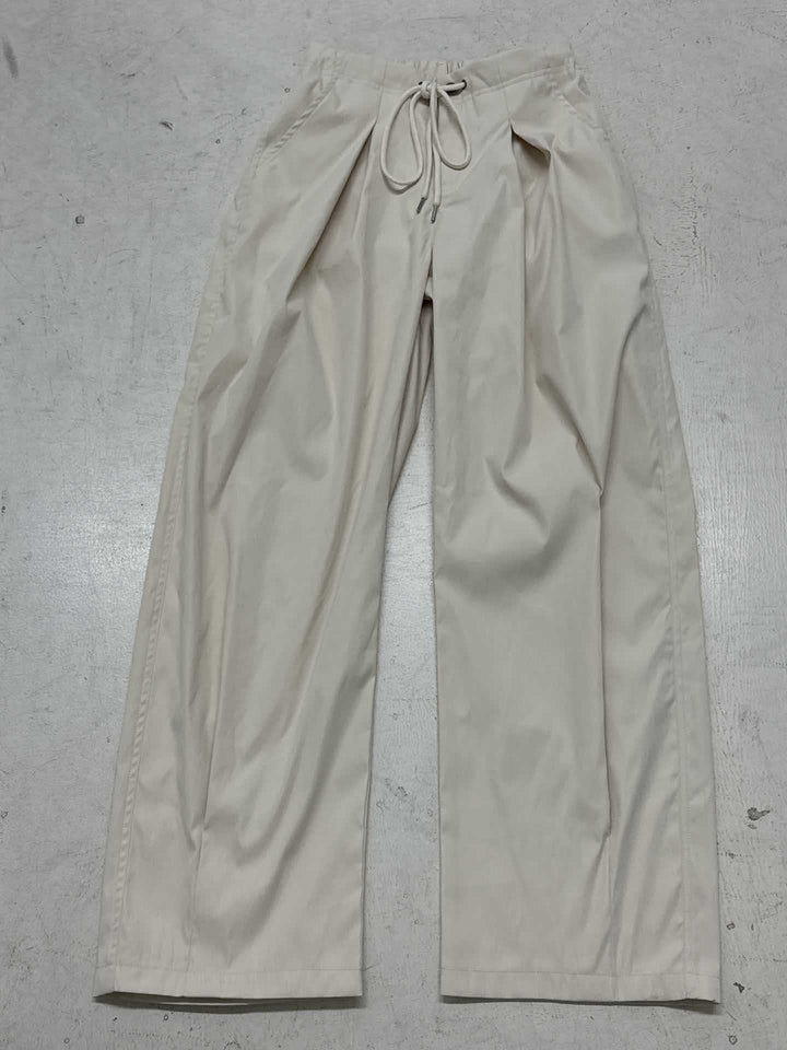 Damen Weite Chinohose mit elastischem Bund und dekorativen Falten Echo Archiv