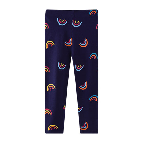 Mädchen Leggings mit buntem Regenbogenmotiv Echo Archiv