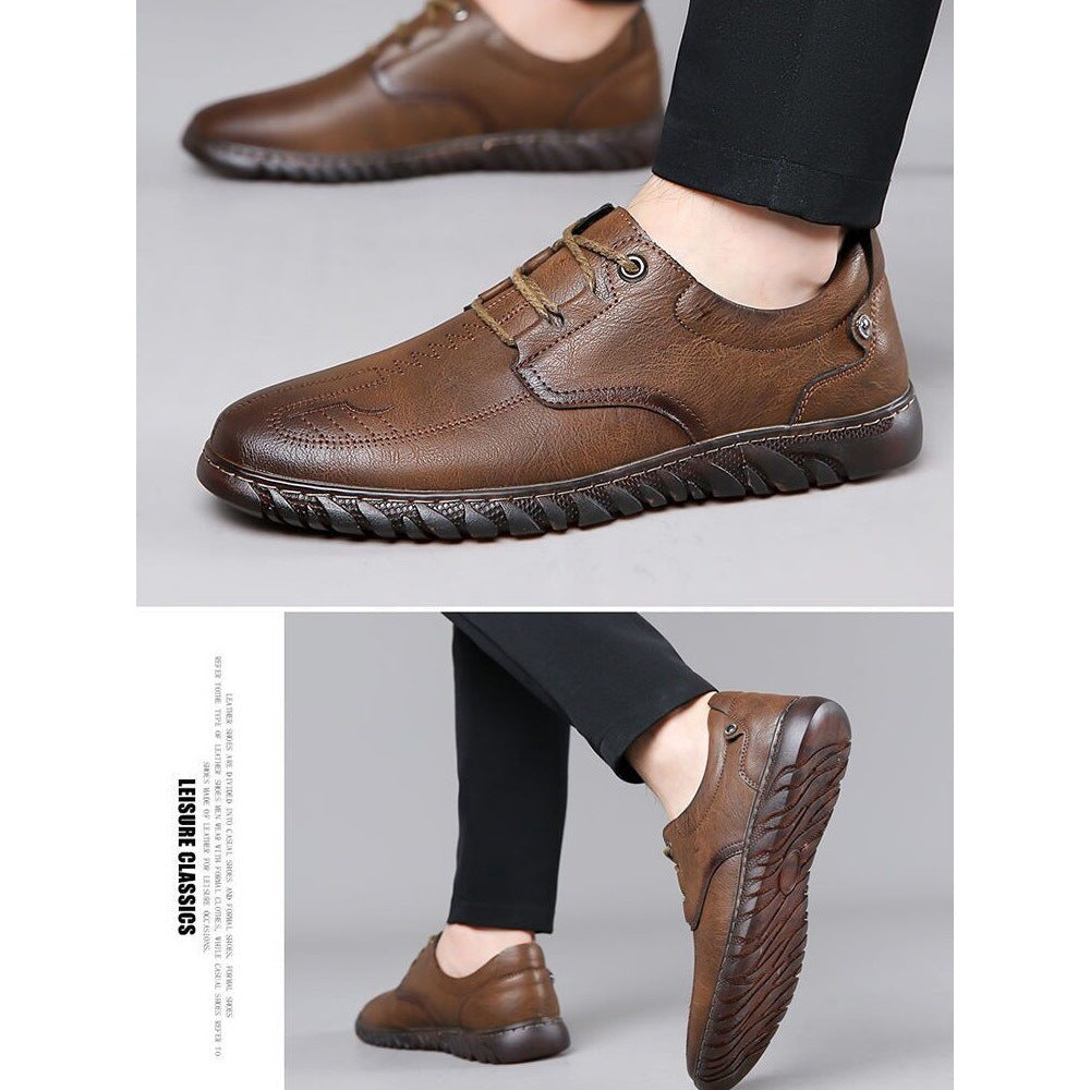 Herren Elegante Ledersneaker Echoarchiv