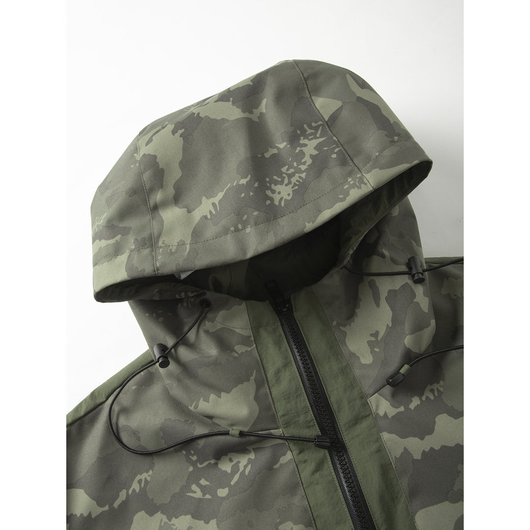 Herren funktionale Übergangsjacke im Camouflage-Design Echo Archiv