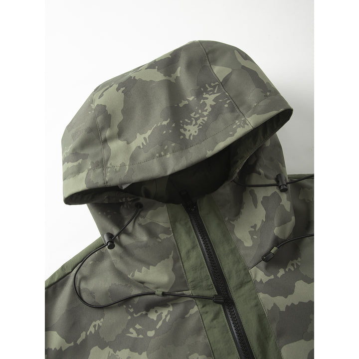Herren funktionale Übergangsjacke im Camouflage-Design Echo Archiv