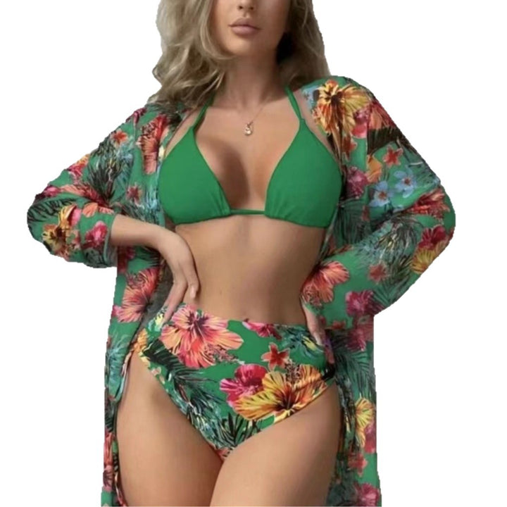 Damen modisches Bade-Set mit stylischem Kimono Echo Archiv