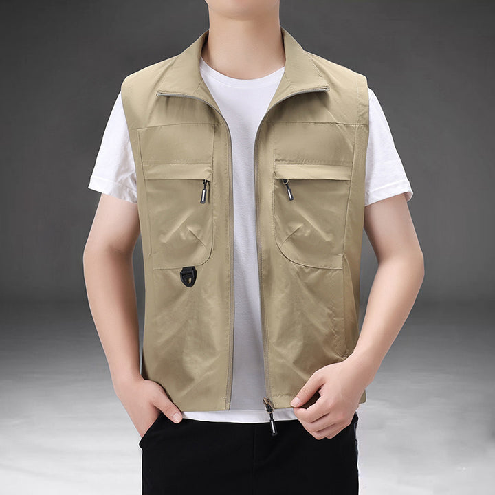 Herren Praktische Outdoor-Weste Echo Archiv