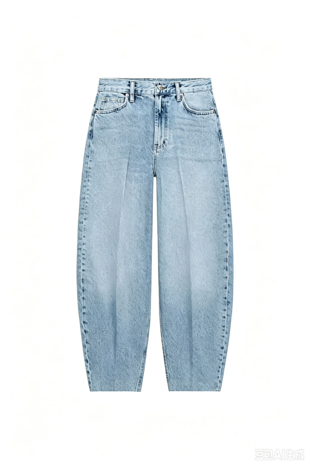Damen Hochtaillierte Relaxed‑Fit Jeans mit konischem Bein Echo Archiv