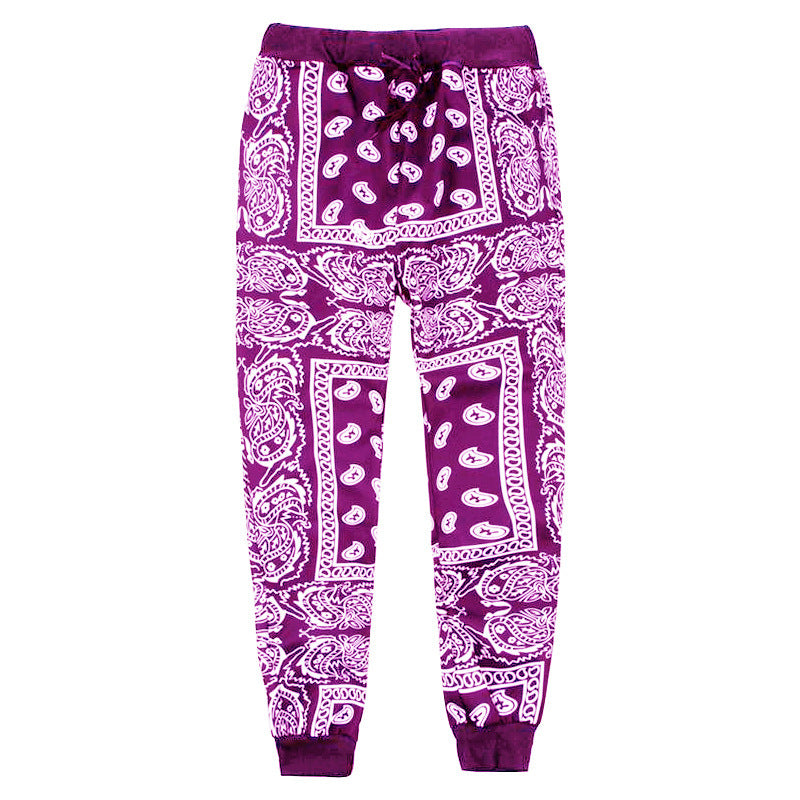 Herren bequeme Jogginghose mit trendigem Muster Echoarchiv