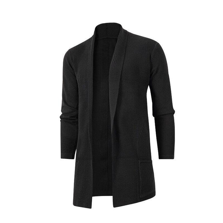 Herren Strickjacke mit offenem Schnitt und praktischen Taschen Echoarchiv