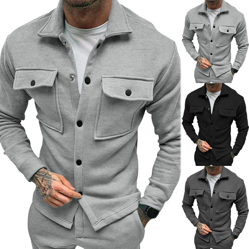 Herren Utility Jacke mit praktischen Taschen und modernem Schnitt Echoarchiv