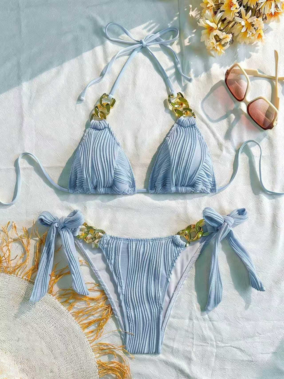 Damen Triangel-Bikini mit elegantem Ketten-Detail Echo Archiv