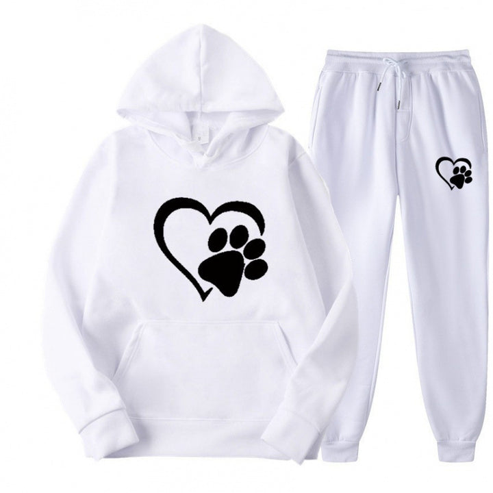 Damen Kuscheliger Hoodie und Jogginghose Set Echoarchiv