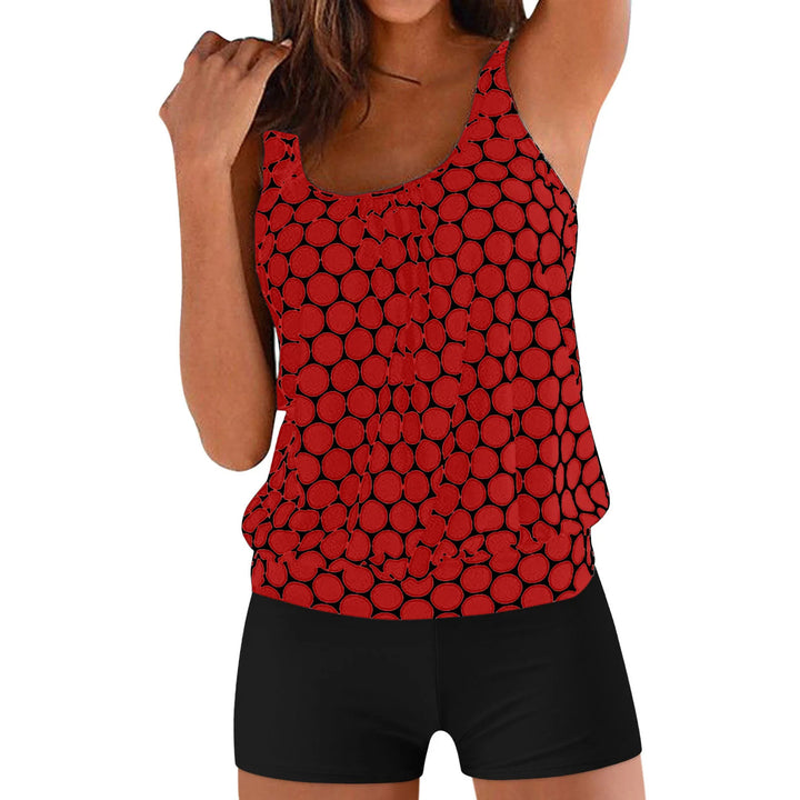 Damen eleganter Tankini mit modischem Muster Echo Archiv