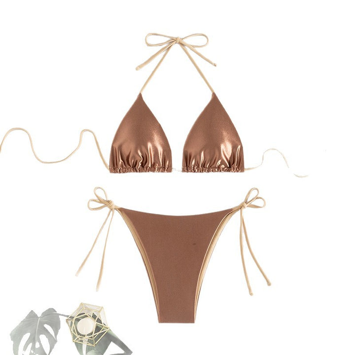 Damen Triangel-Bikini mit eleganten Schnüroptik Echo Archiv