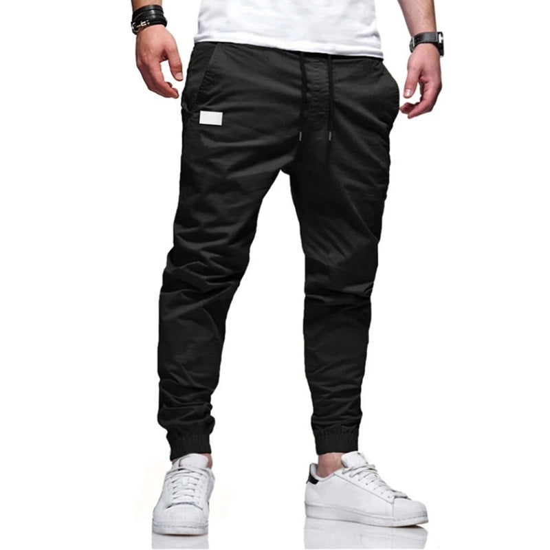 Herren nan funktionale Cargo-Joggerhose mit schmal zulaufendem Bein, elastischem Bund und eingelassenen Reißverschlusstaschen Echo Archiv