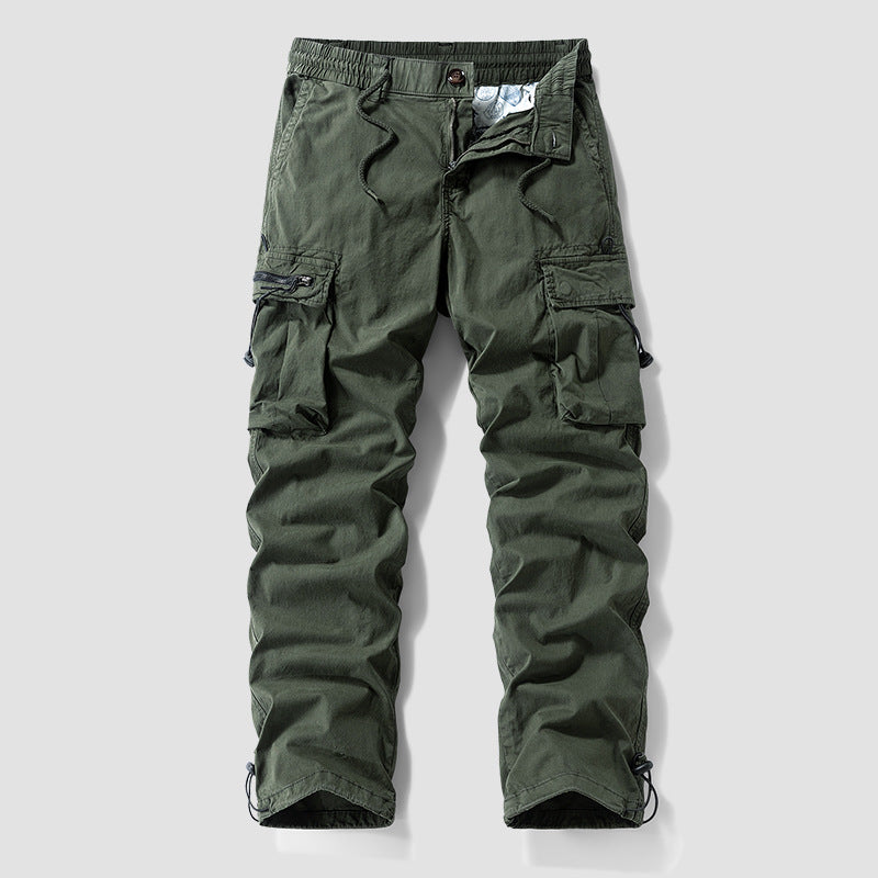Herren Robuste Cargo‑Hose im Tactical‑Utility‑Stil mit elastischem Bund und Multifachtaschen Echo Archiv