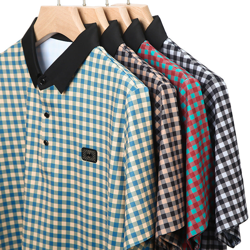 Herren Karomuster Poloshirt Echoarchiv
