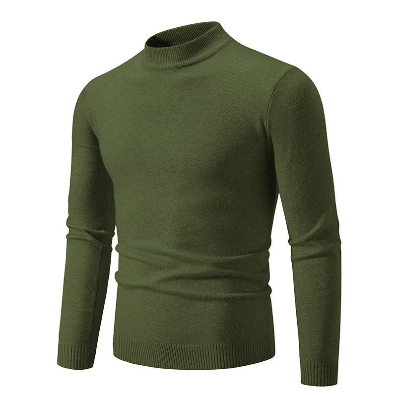 Herren Rollkragenpullover aus hochwertigem Strickmaterial Echoarchiv